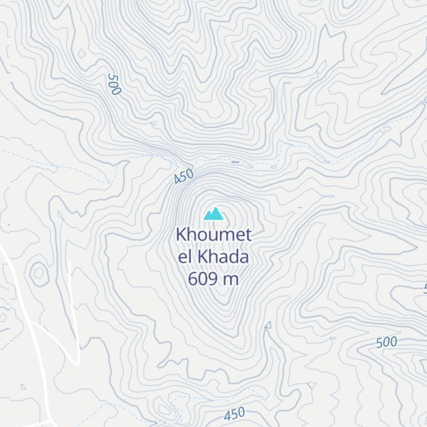 Map of Khoumet el Khada