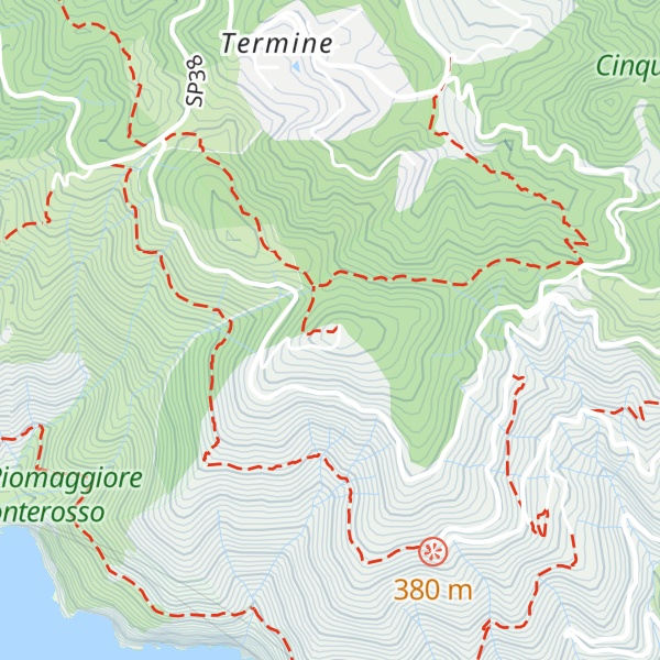Map of Monte Santa Croce