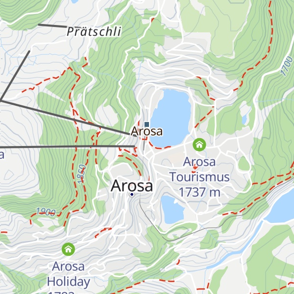 Map of Luftpost