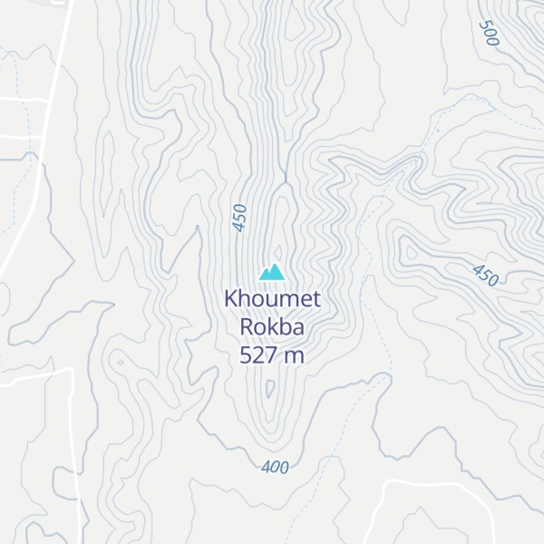 Map of Khoumet Rokba