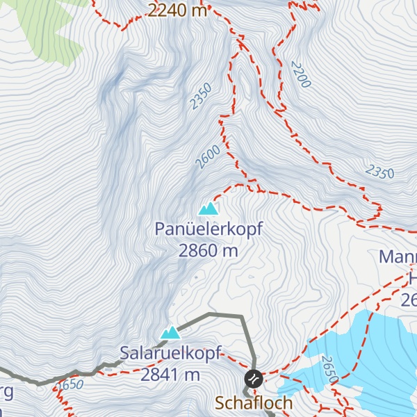 Map of Panüelerkopf