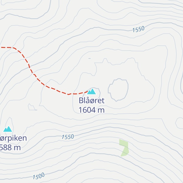 Map of Blåøret