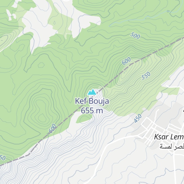 Map of Kef Bouja