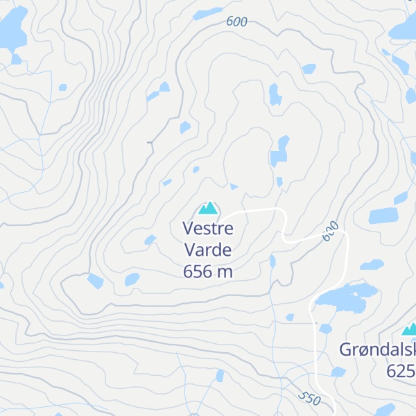 Map of Vestre Varde