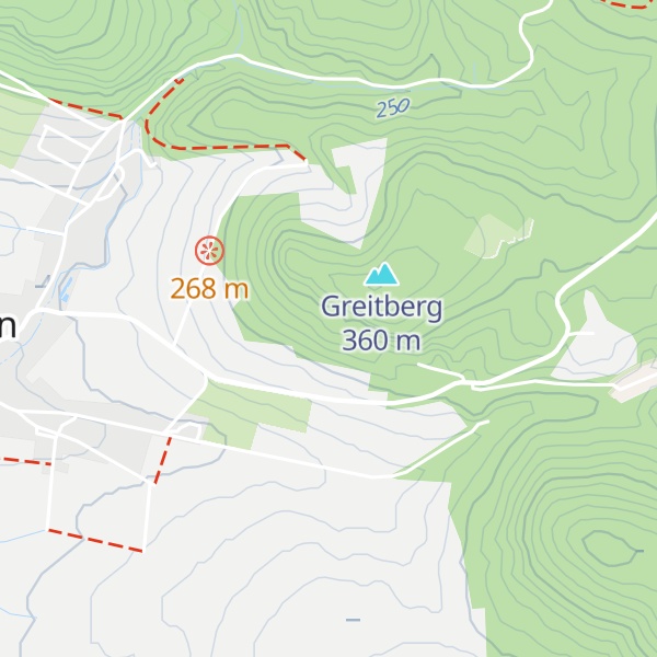 Map of Greitbergbaude