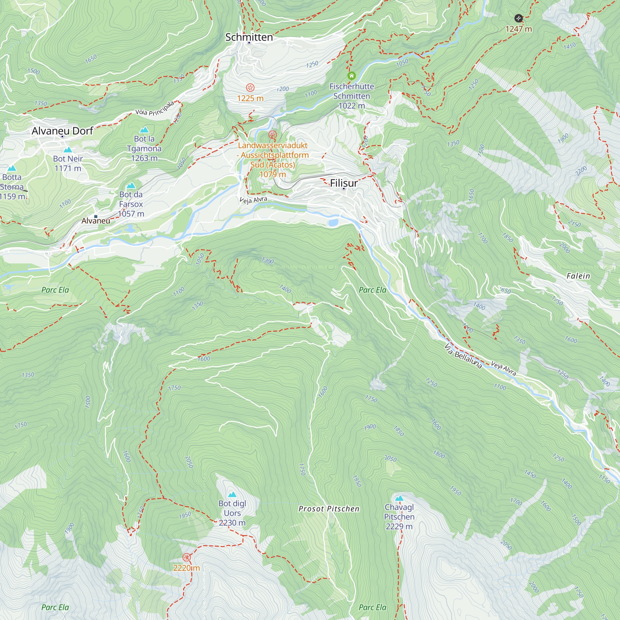 Selahütte map