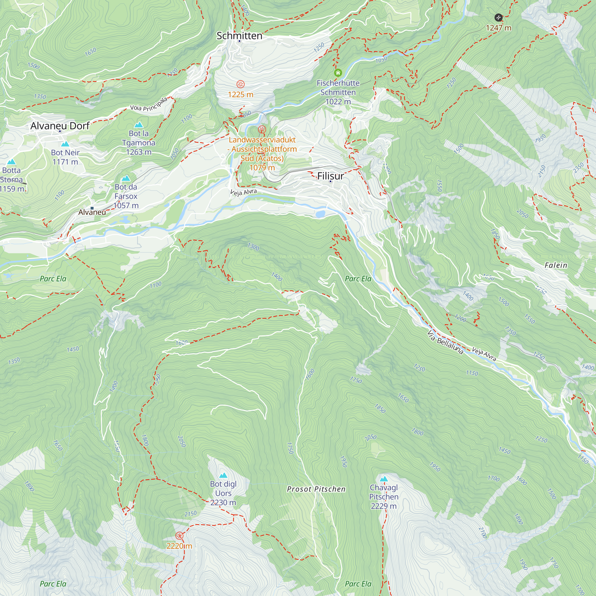 Selahütte map