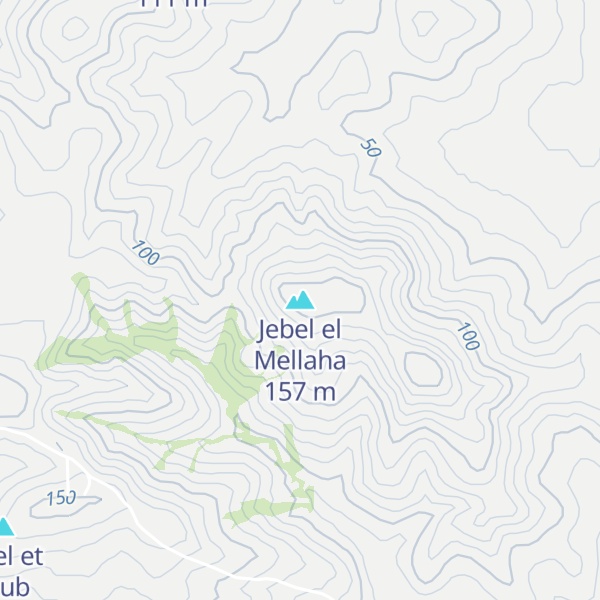 Map of Jebel el Mellaha