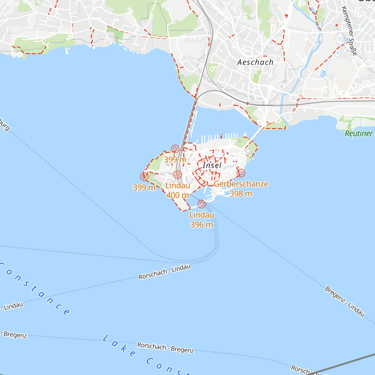 Lindau Tourismus und Kongress GmbH map
