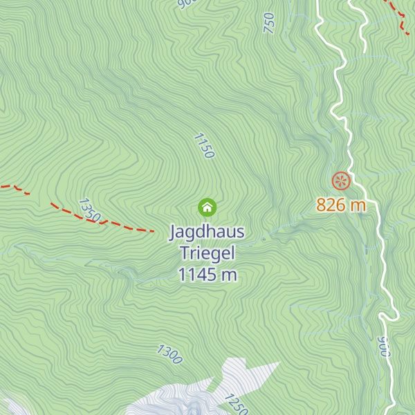Map of Jagdhaus Triegel