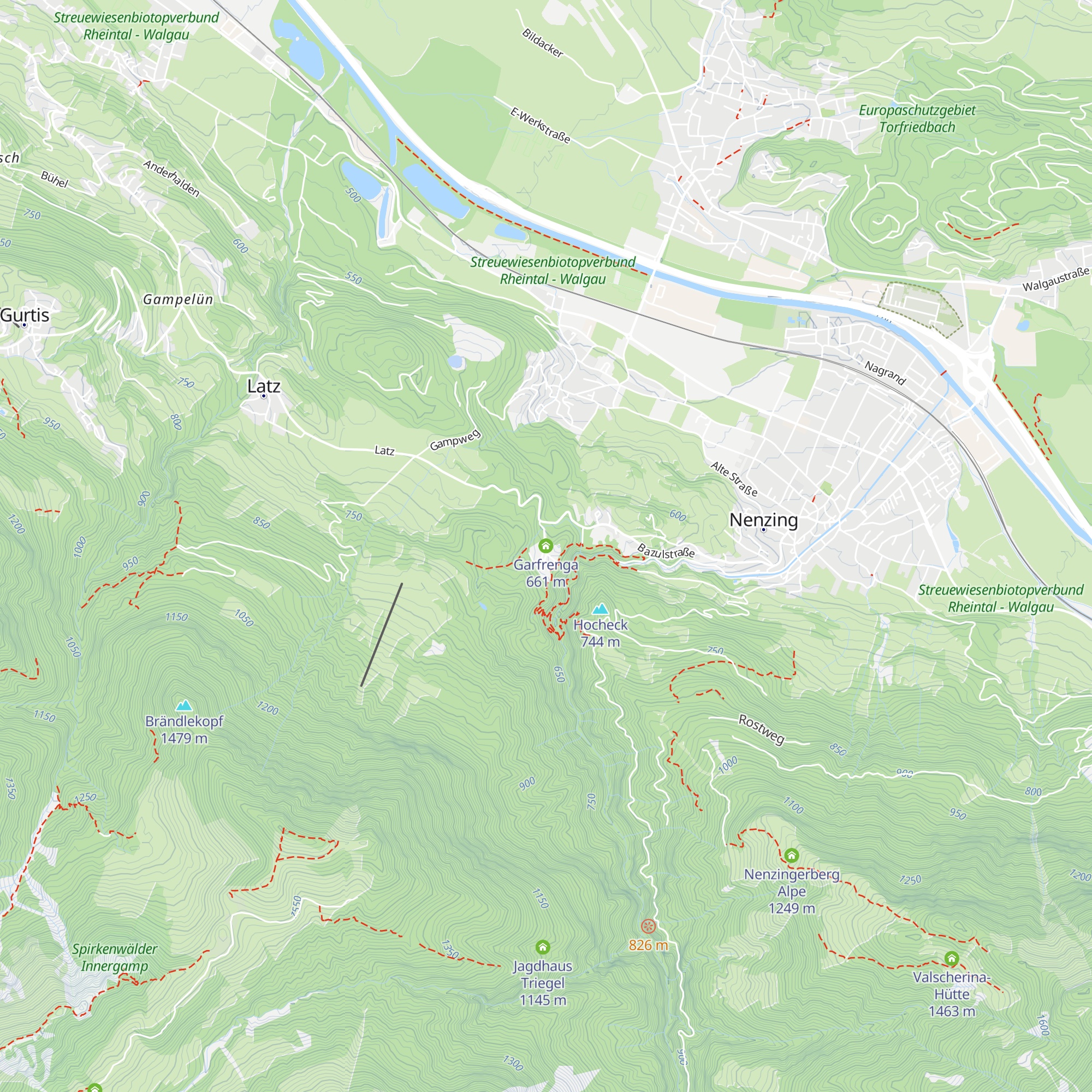 Garfrenga map