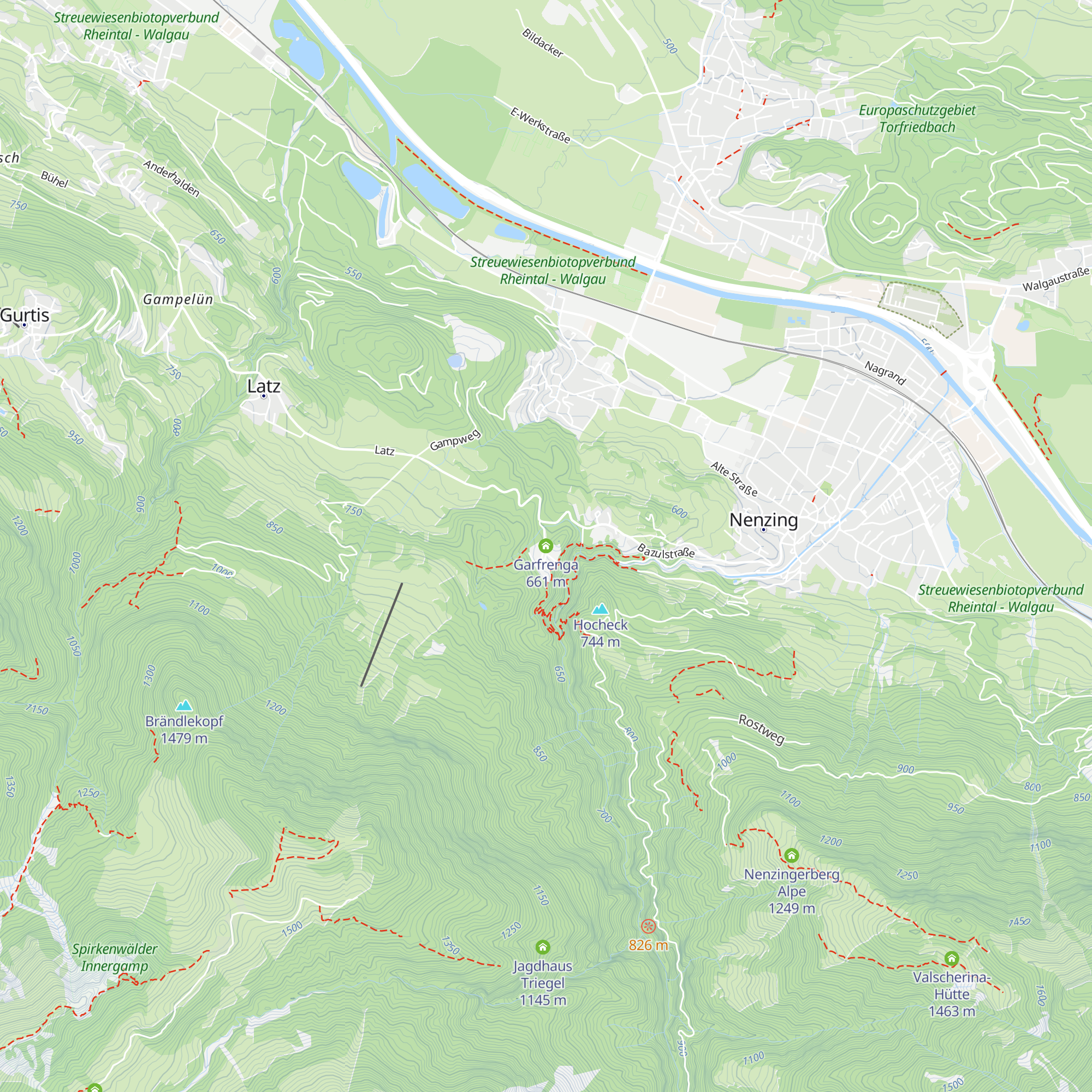 Garfrenga map