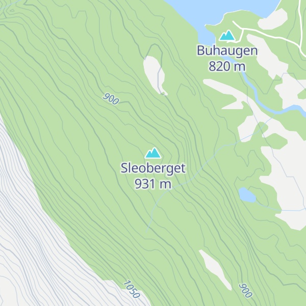 Map of Sleoberget