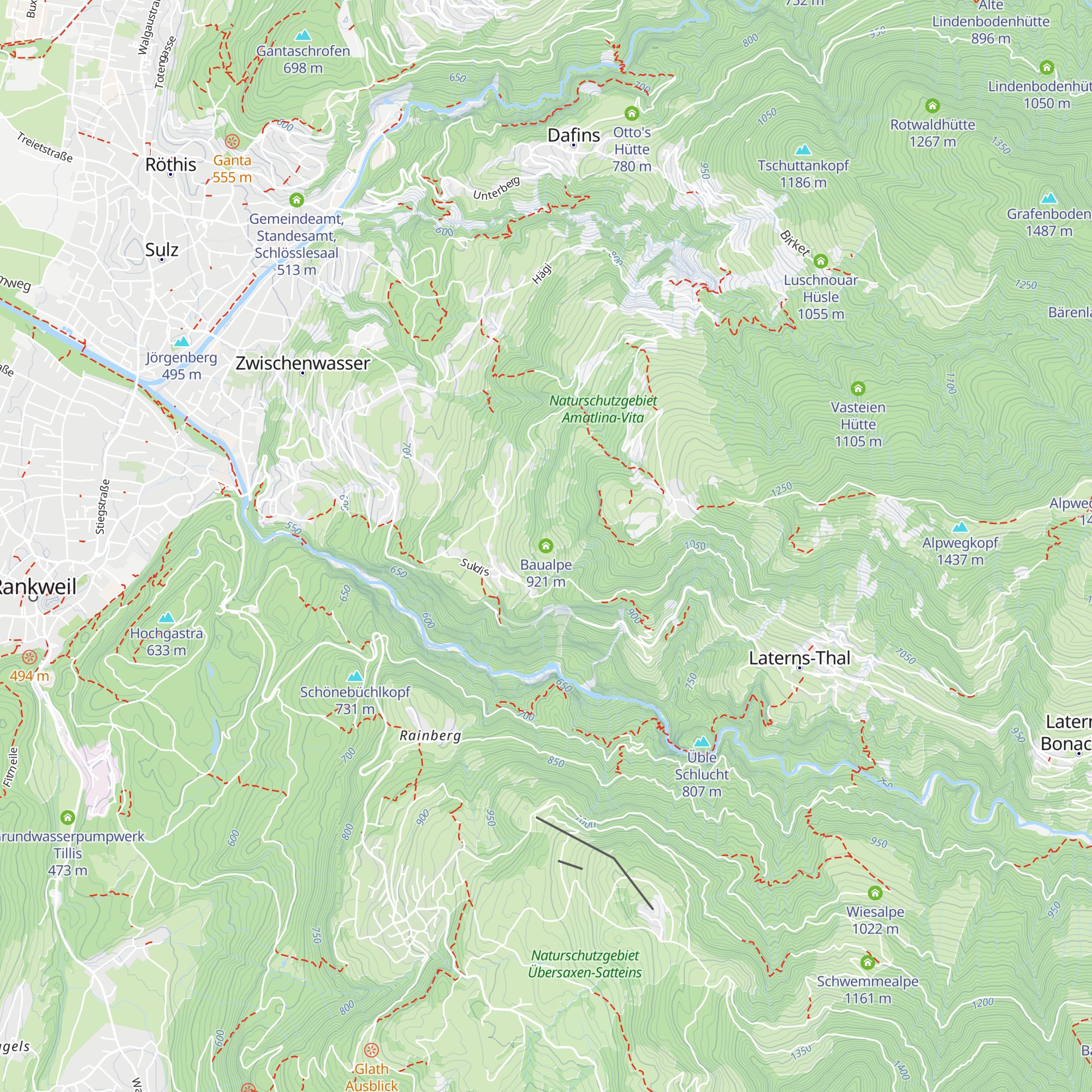 Baualpe map