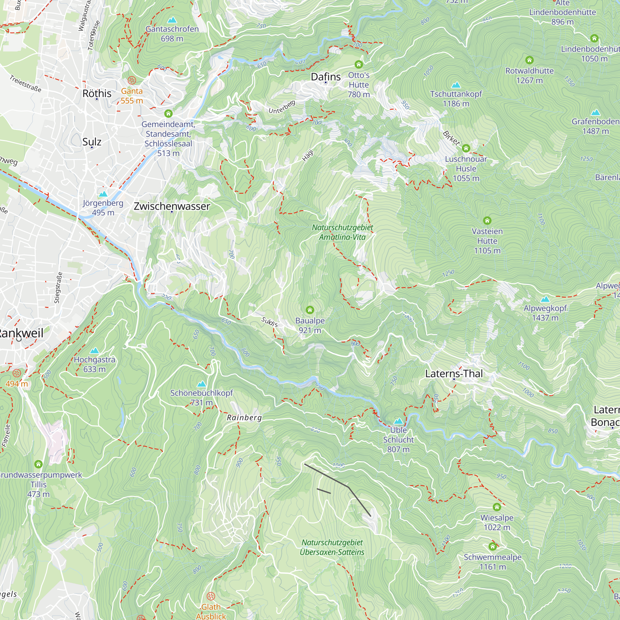Baualpe map