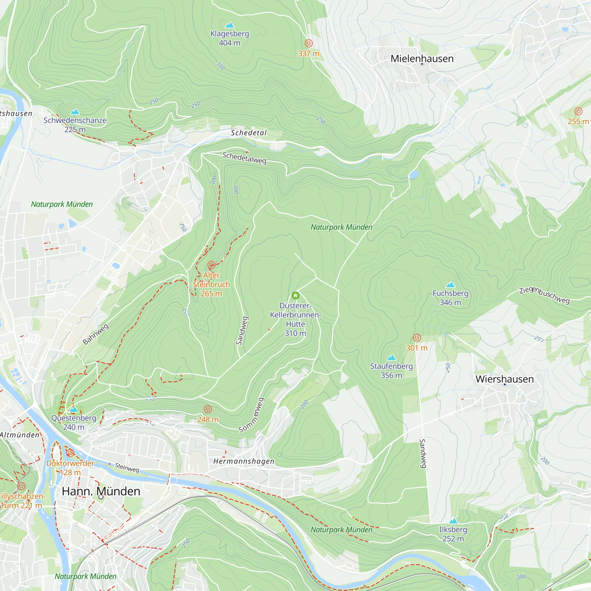 Düsterer-Kellerbrunnen-Hütte map