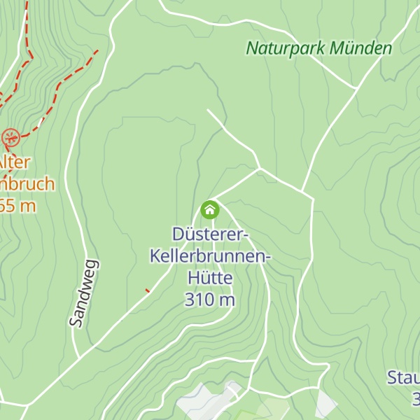 Map of Düsterer-Kellerbrunnen-Hütte