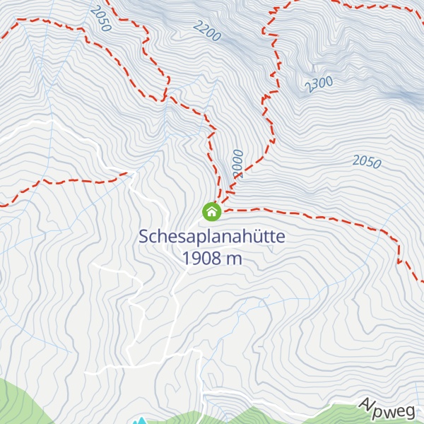 Map of Schesaplanahütte