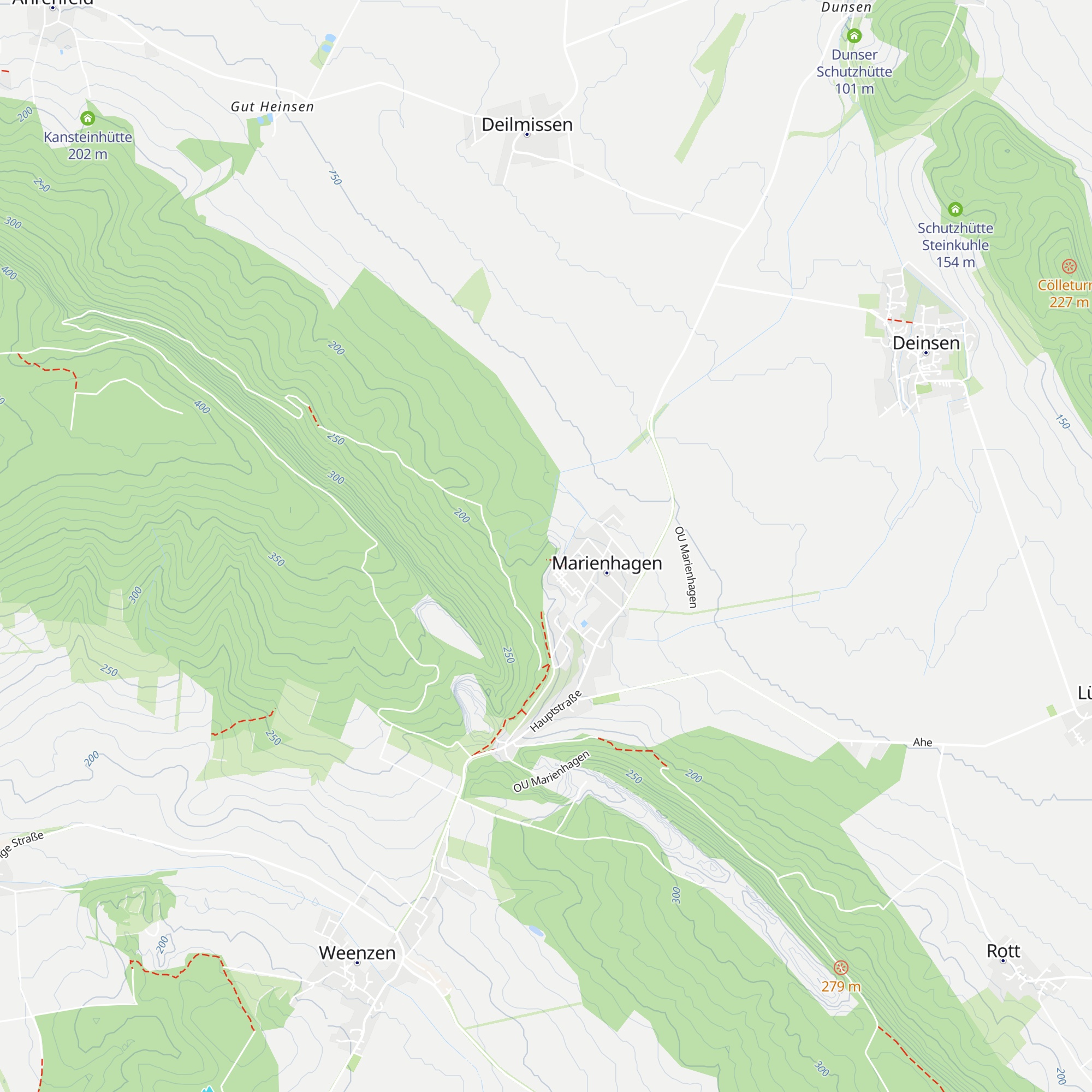Kummerbrink-Hütte map
