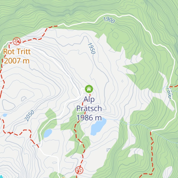 Map of Alp Prätsch