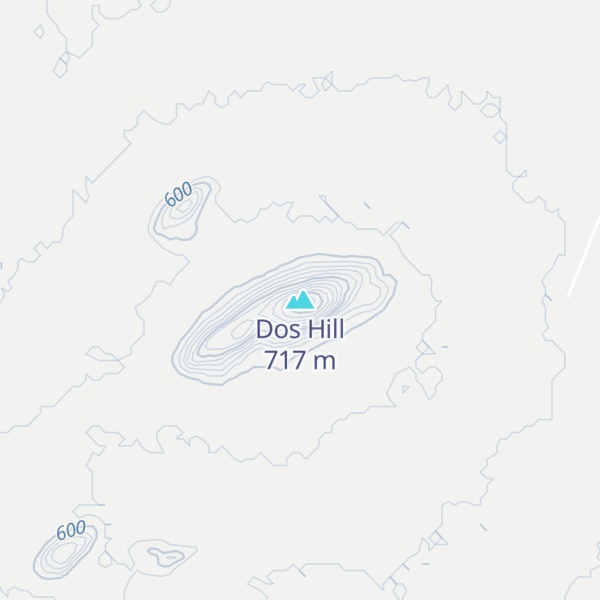 Map of Dos Hill