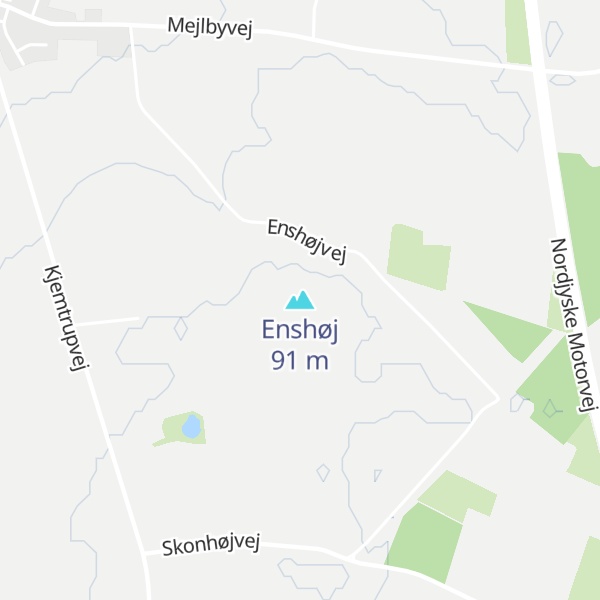 Map of Enshøj