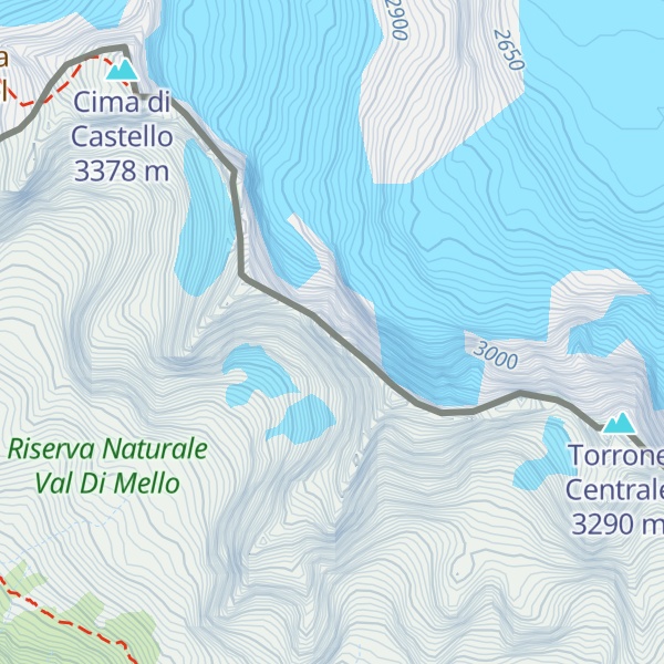 Map of Colle Rasica