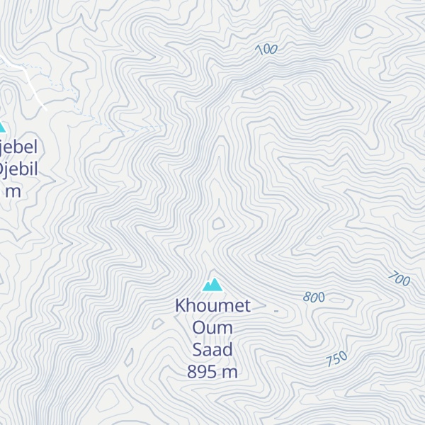 Map of Djebel Amach