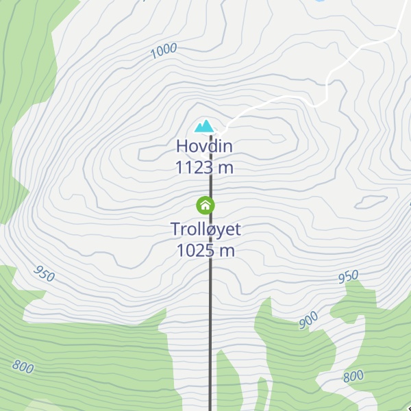 Map of Trolløyet