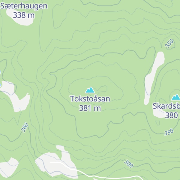 Map of Tokstoåsan