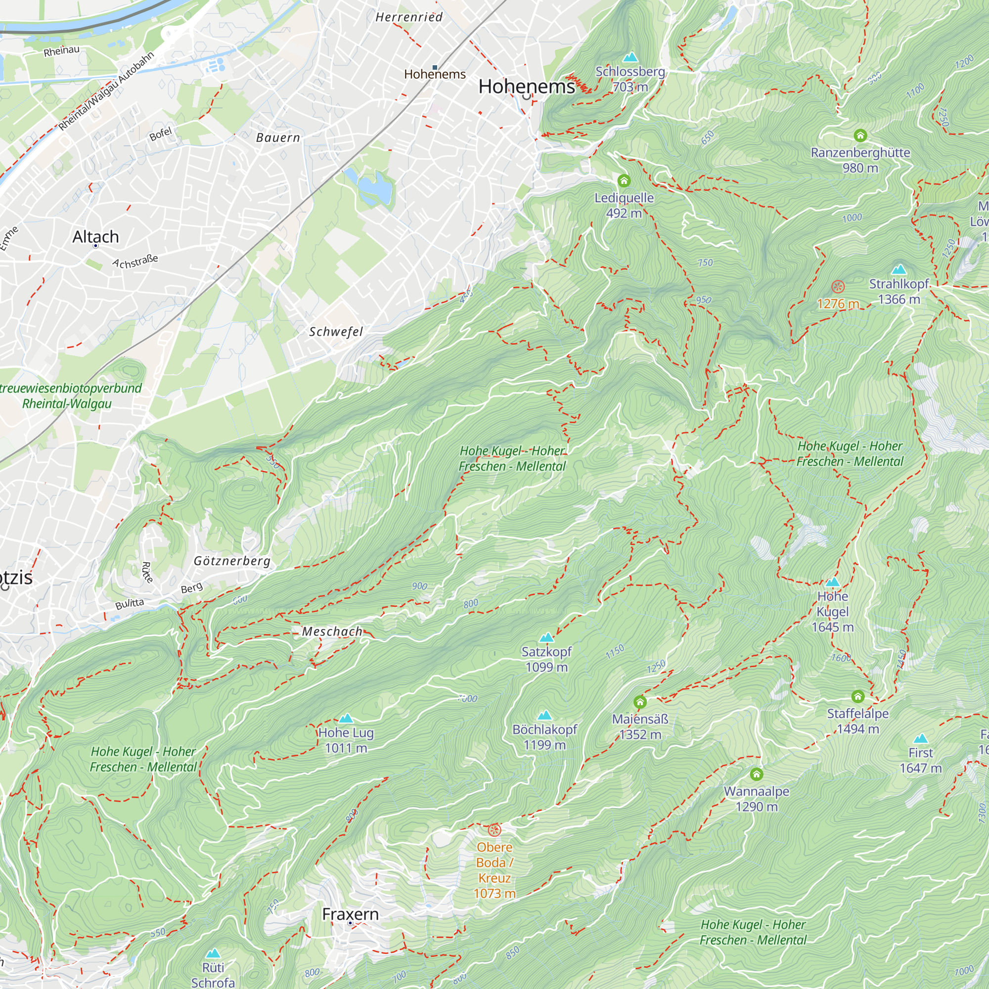 Spallenhof map