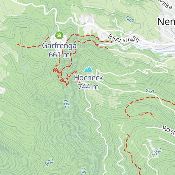 Map of Mautstelle Stellfeder