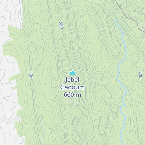 Map of Jebel Gadoum