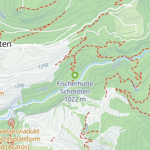 Map of Fischerhütte Schmitten