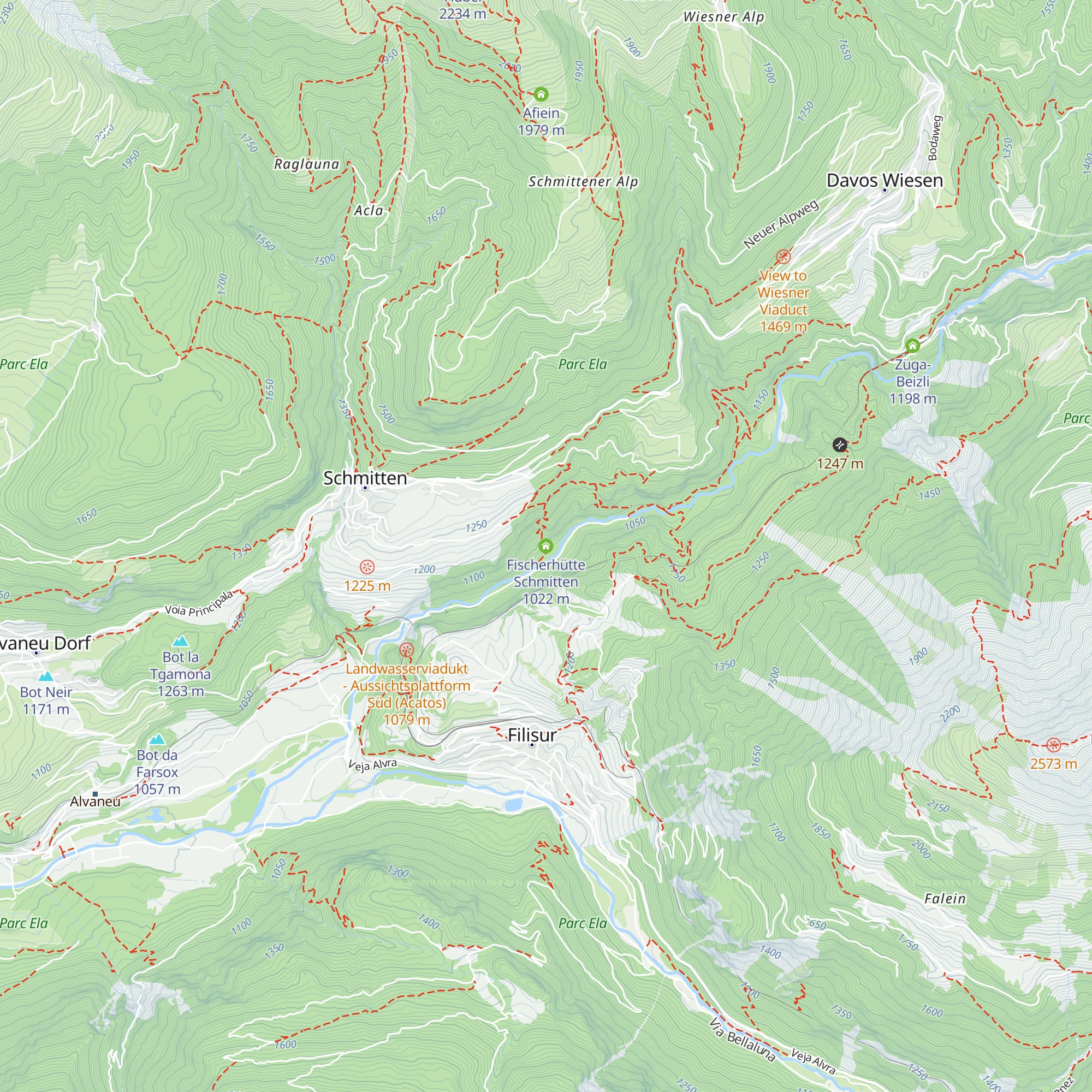 Fischerhütte Schmitten map