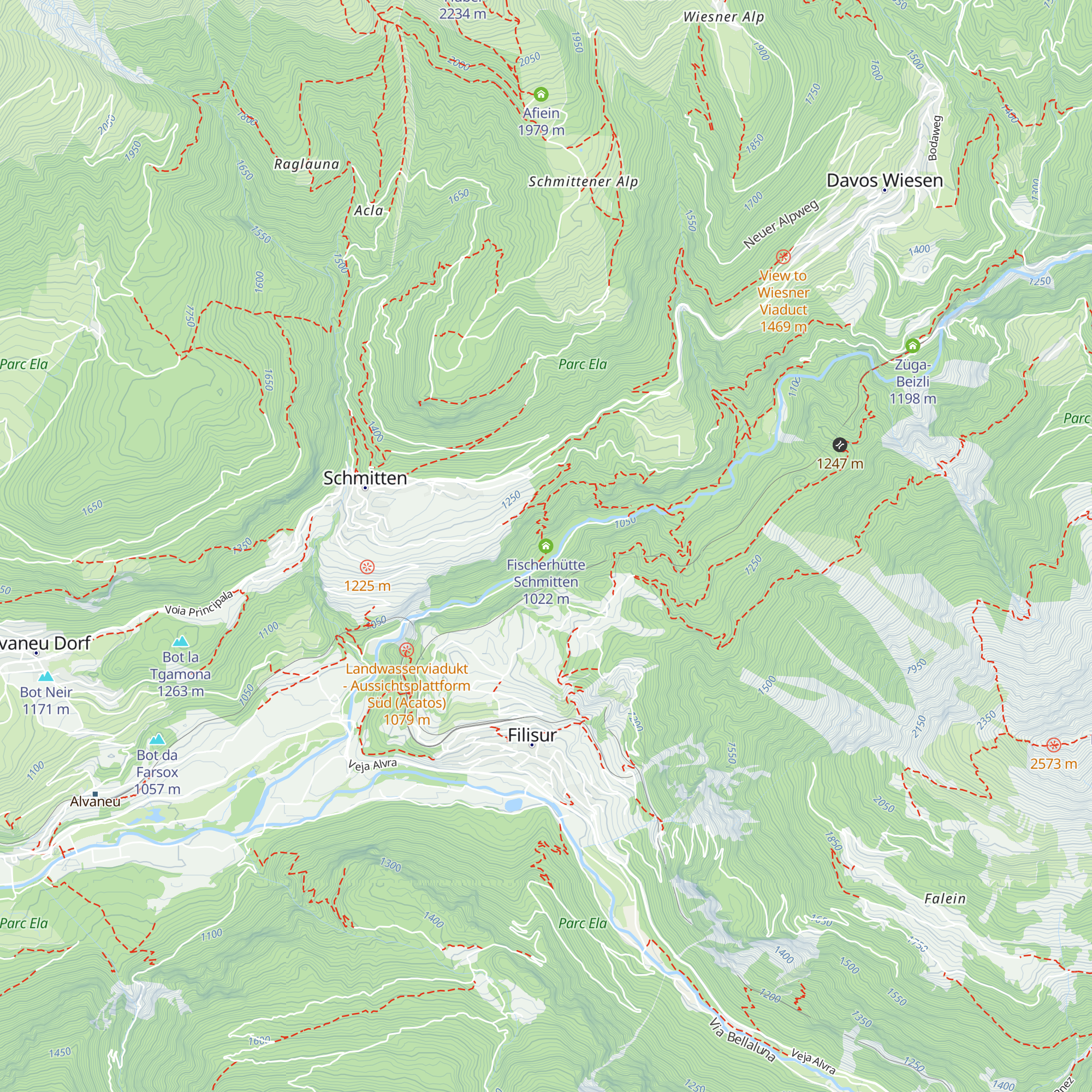 Fischerhütte Schmitten map