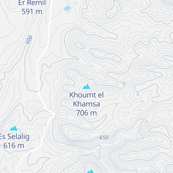 Map of Khoumt el Khamsa
