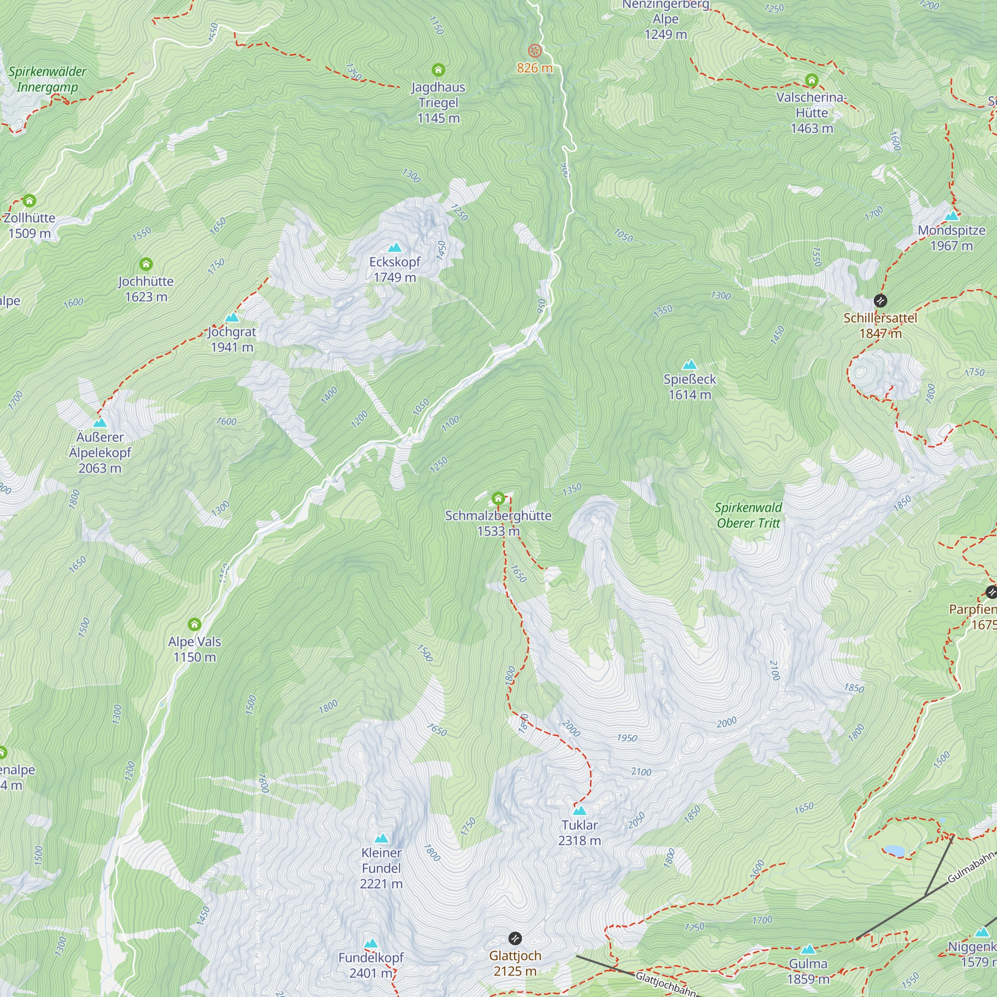 Schmalzberghütte map