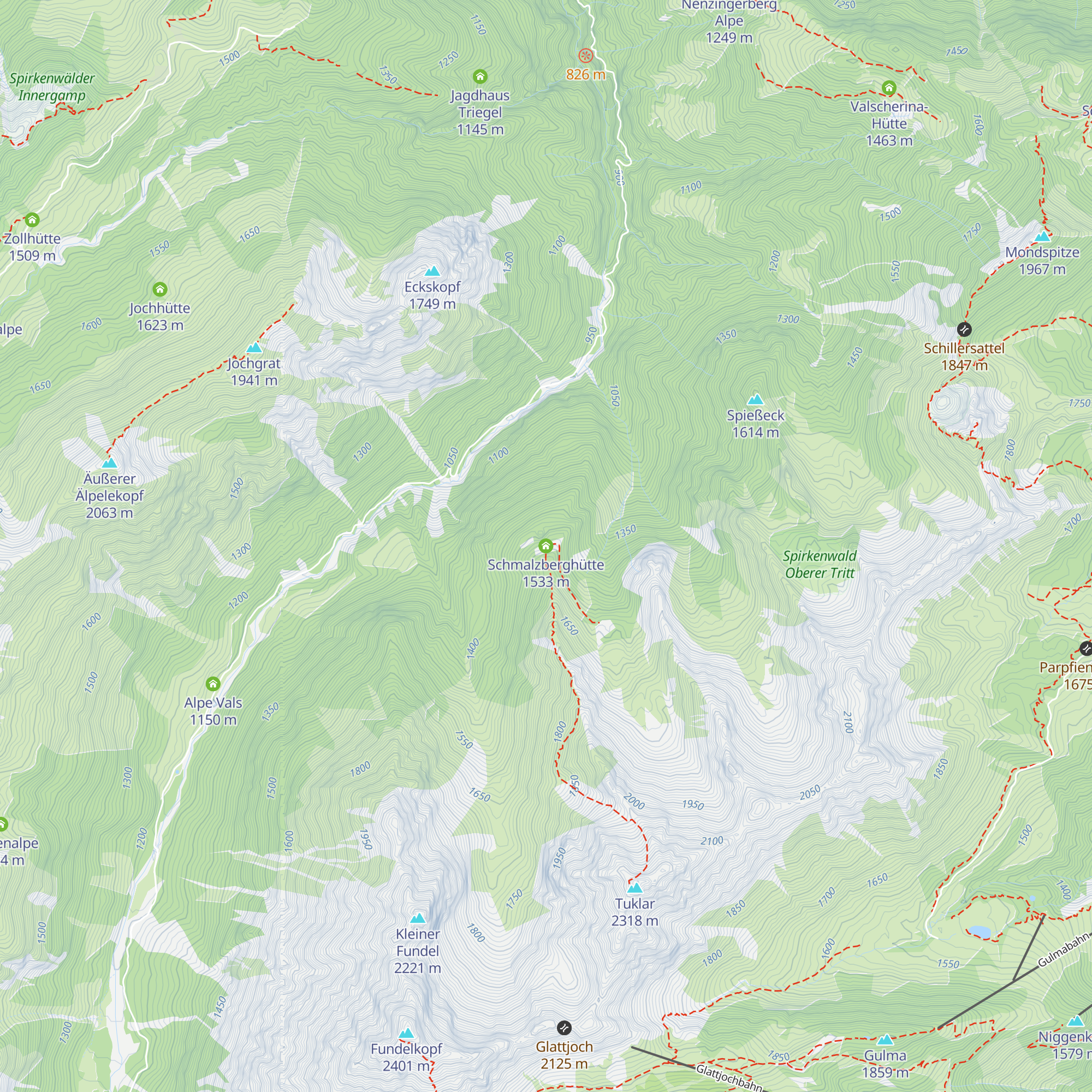 Schmalzberghütte map