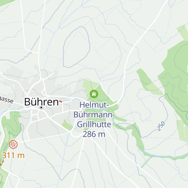 Map of Helmut-Bührmann-Grillhütte