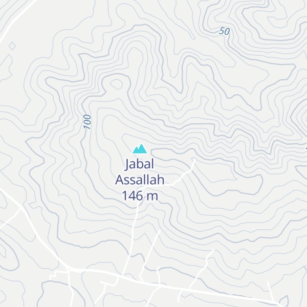 Map of Jebel Tabouna el Jebs