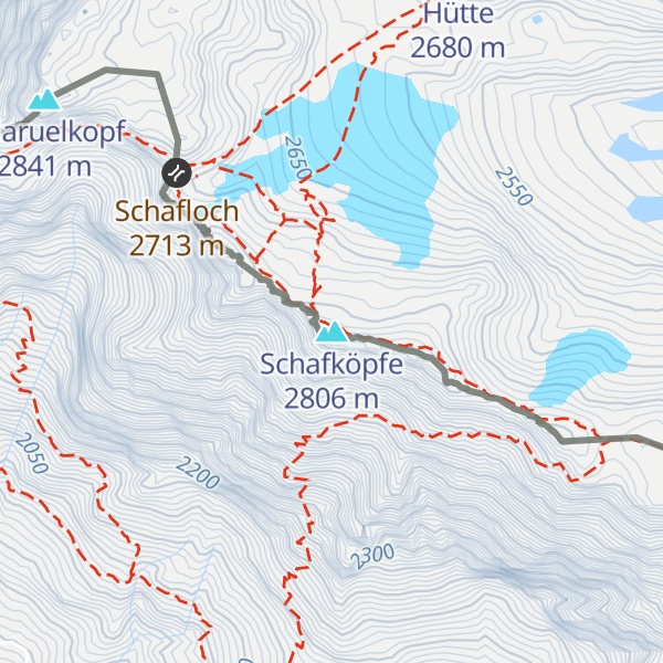 Map of Schafköpfe