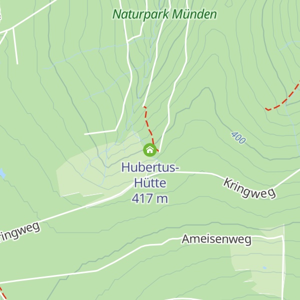 Map of Hubertus-Hütte