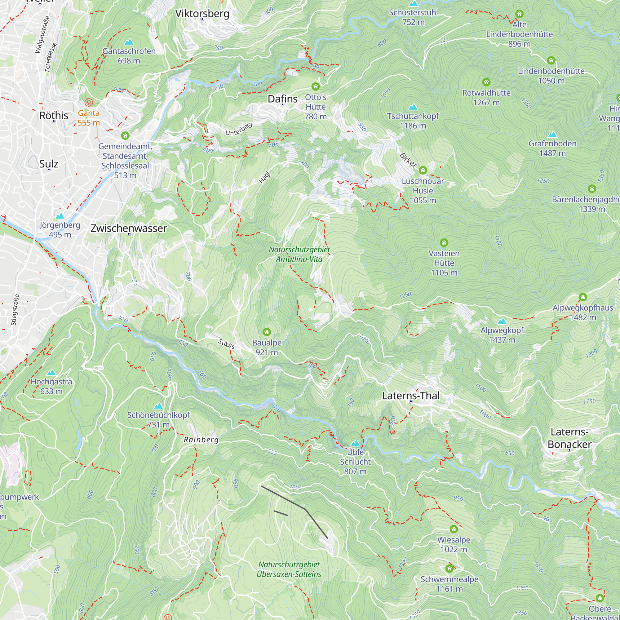 Hunting Mountain Ranch map