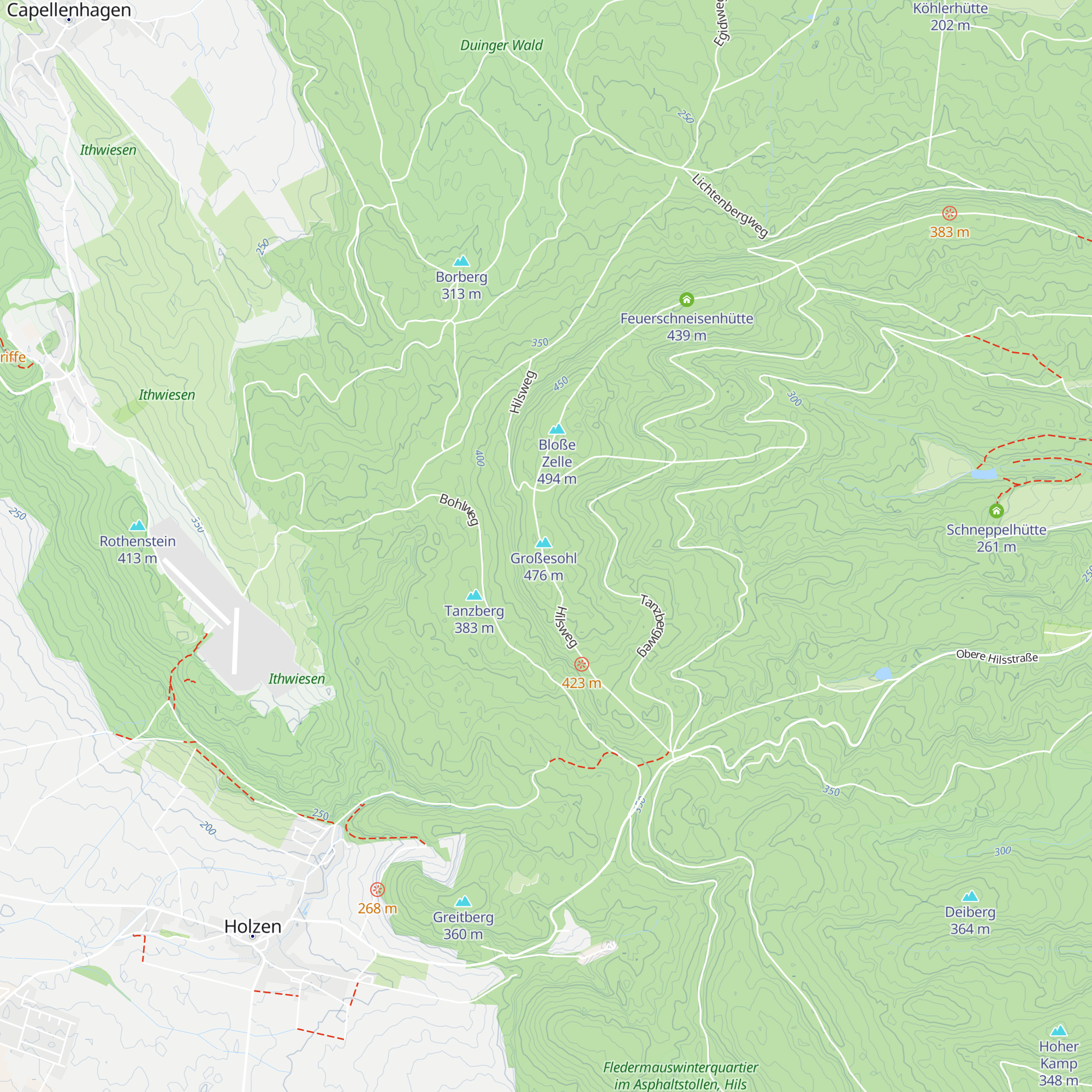Sohlhütte map
