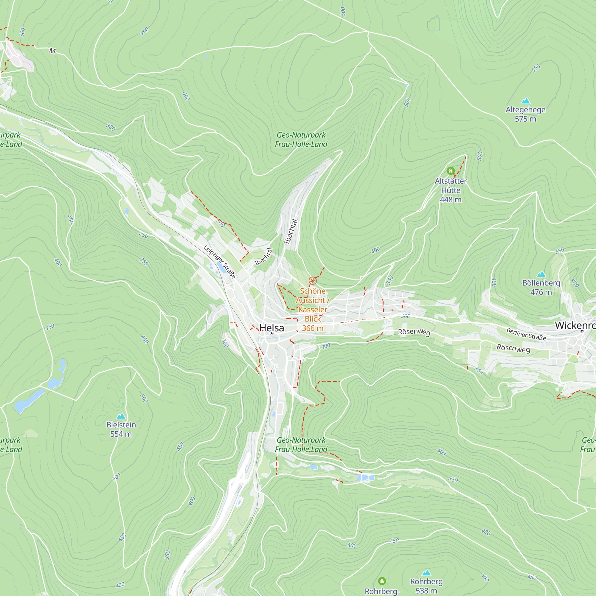 Ebelingshütte map