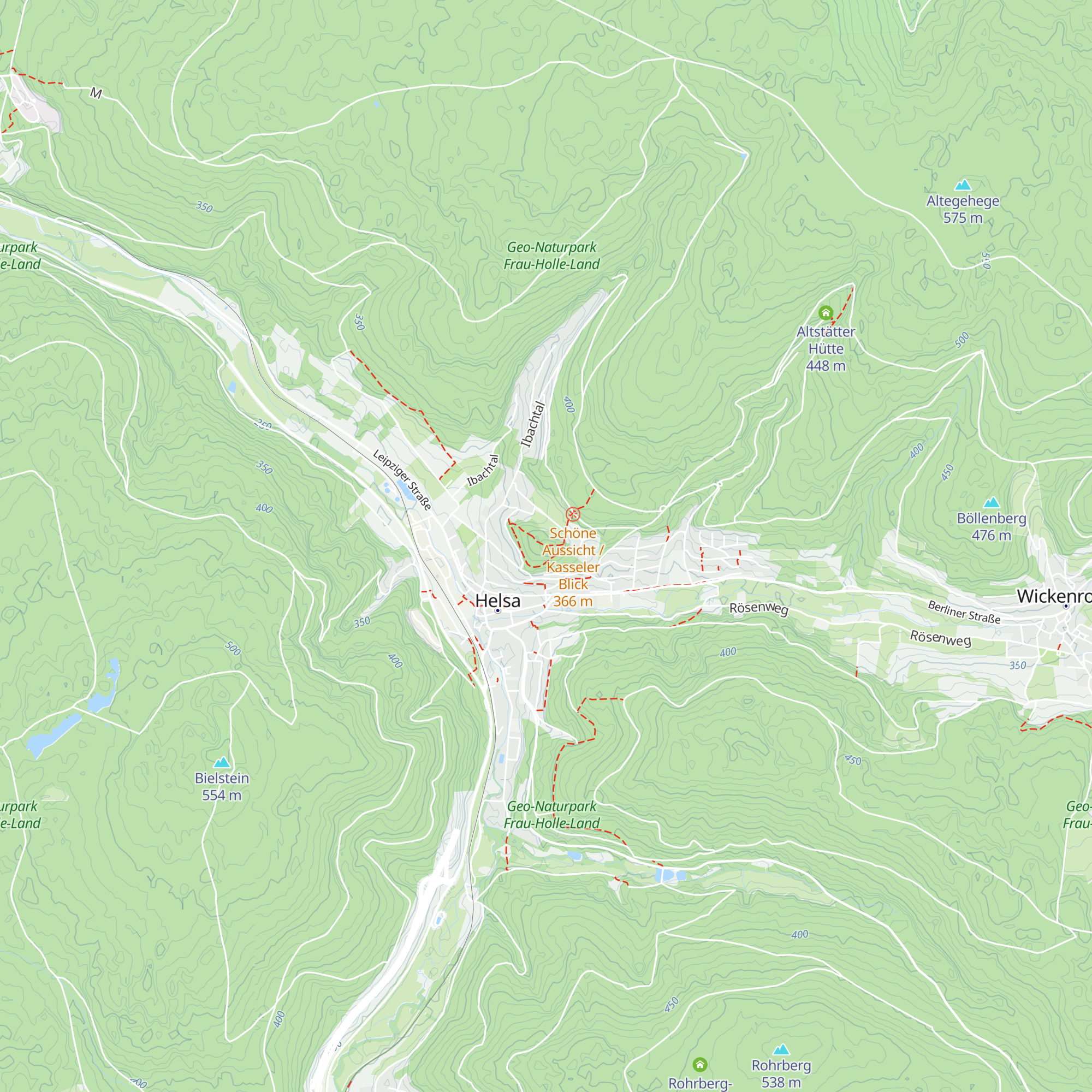 Ebelingshütte map