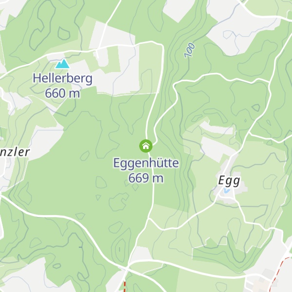 Map of Eggenhütte