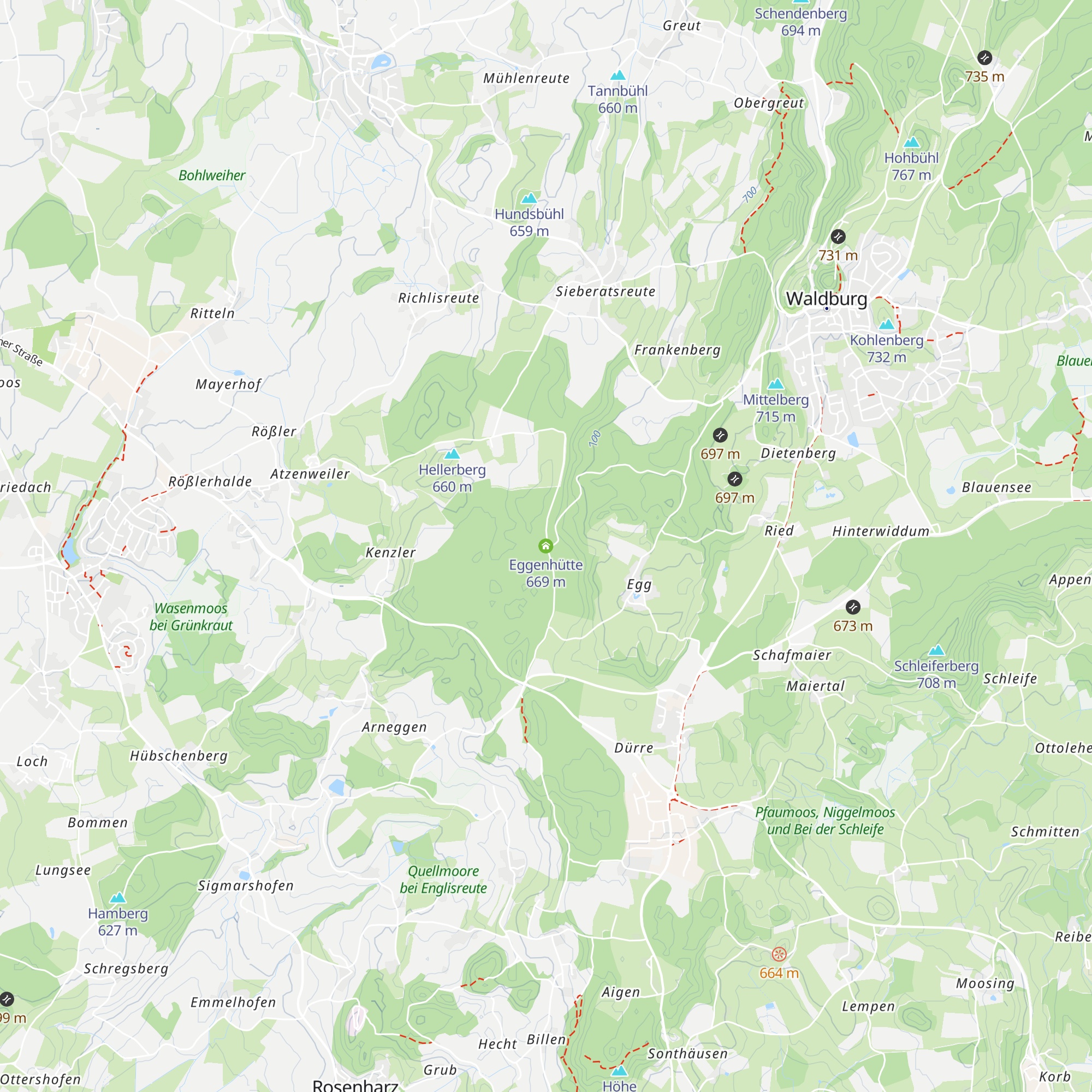 Eggenhütte map