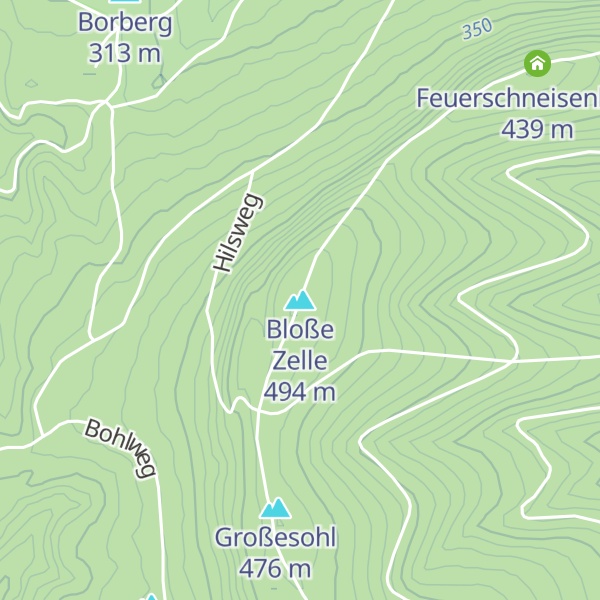 Map of Bloße Zelle